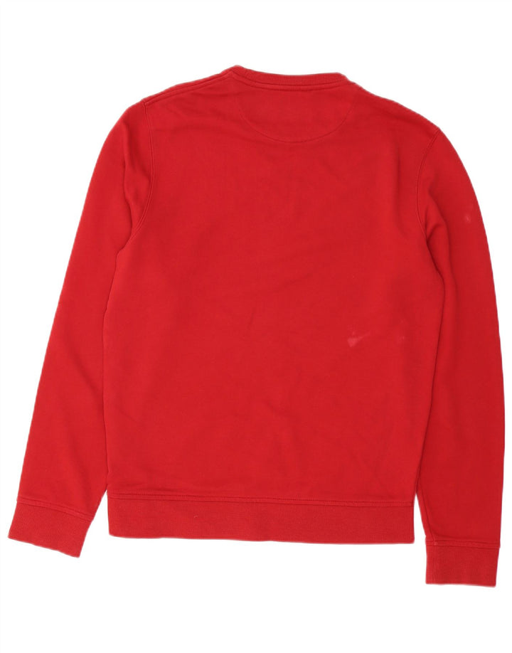 Felpa da uomo LYLE & SCOTT in cotone rosso medio