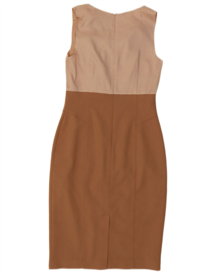 Abito tubino senza maniche da donna Oasis UK 10 Small Poliestere color block rosa