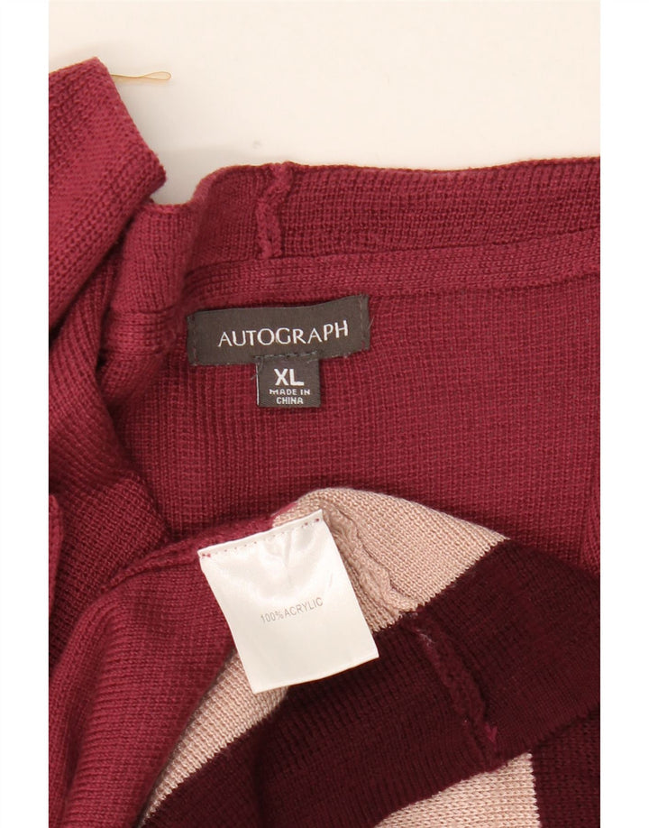 Maglione cardigan lungo da donna Marks & Spencer UK 18 XL multicolore