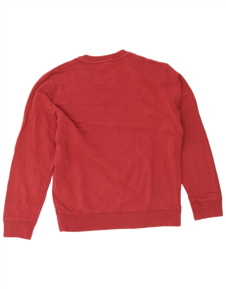 Levi's Felpa con grafica da uomo Maglione piccolo in cotone color block rosa