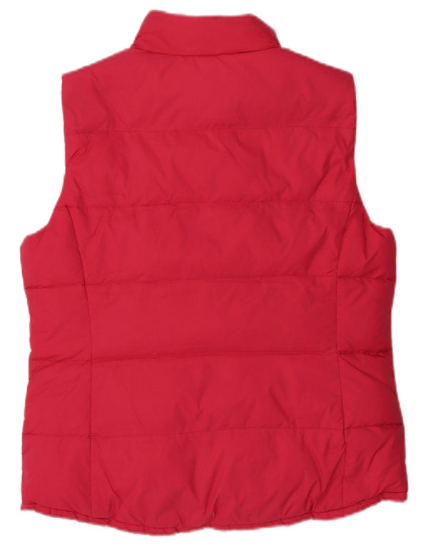 Gilet imbottito reversibile da donna J. Crew UK 12 nylon rosa medio
