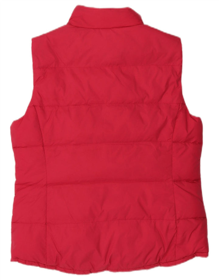Gilet imbottito reversibile da donna J. Crew UK 12 nylon rosa medio