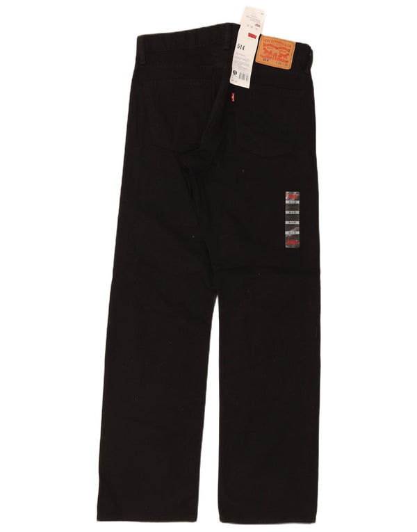 Pantaloni casual dritti da uomo Levi's 514 W34 L32 cotone nero