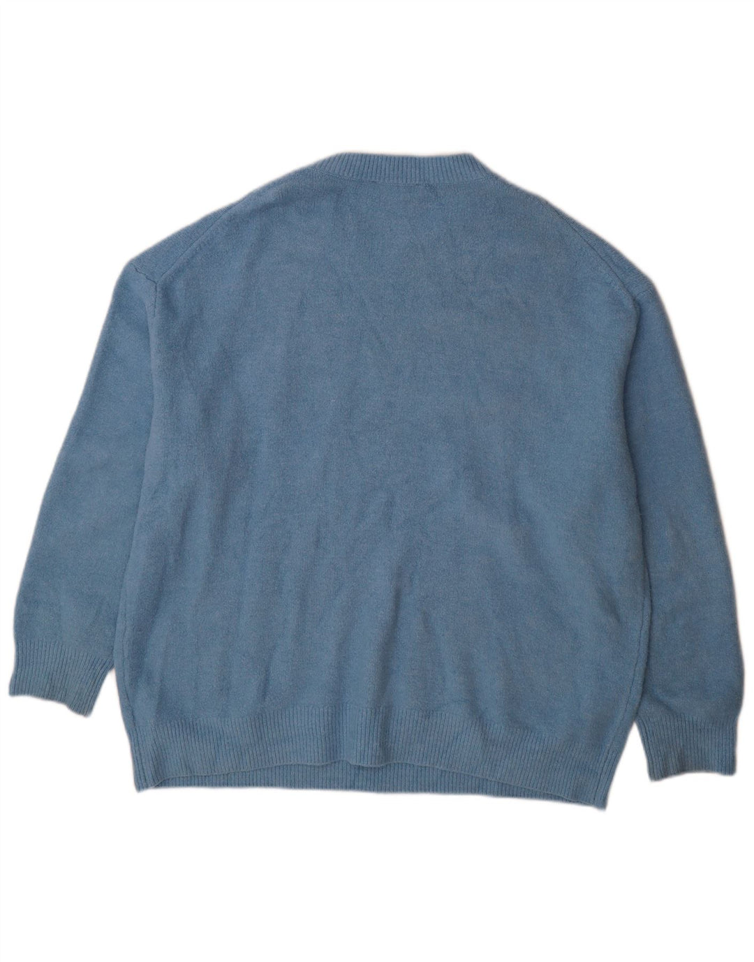 Maglione maglione girocollo da uomo Zara blu medio