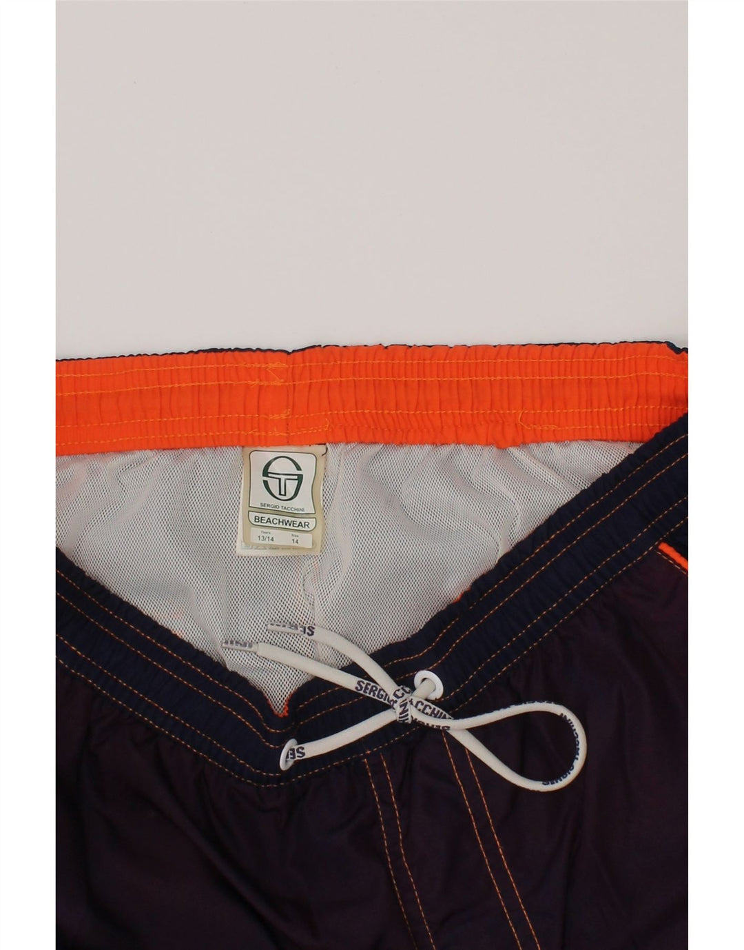 Pantaloncini Mare Bambino Sergio Tacchini 13-14 Anni Blu Navy Maculato