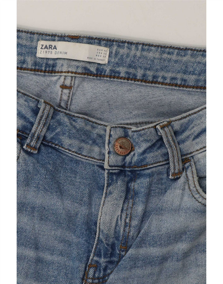 Jeans dritti da donna Zara EU 40 medi W30 L26 Blu