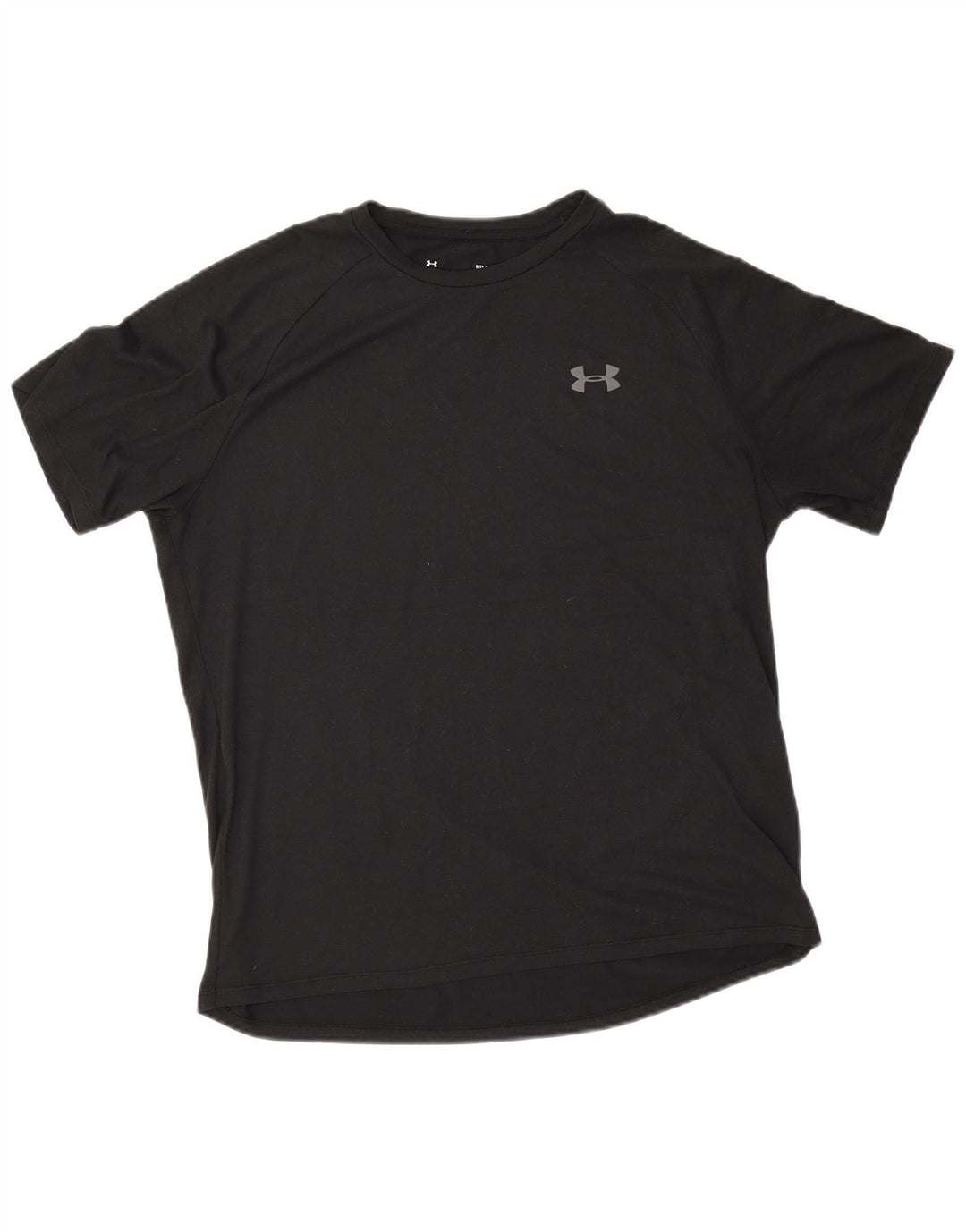 T-shirt da uomo Under Armour Top medio poliestere nero