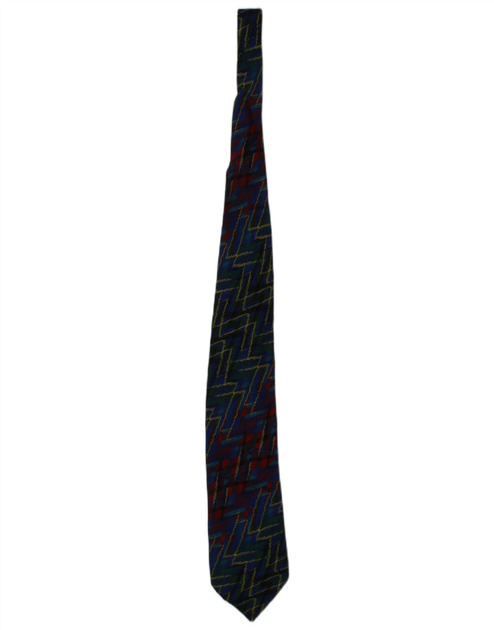 Cravatta Cravatte da uomo Missoni Taglia unica Seta geometrica blu navy