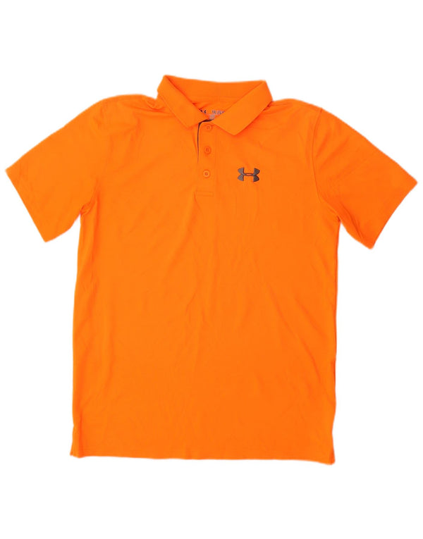 Polo UNDER ARMOUR Heat Gear da ragazzo 13-14 anni XL Arancione