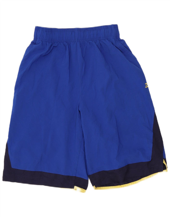 Pantaloncini sportivi da uomo Under Armour piccoli in poliestere color block blu