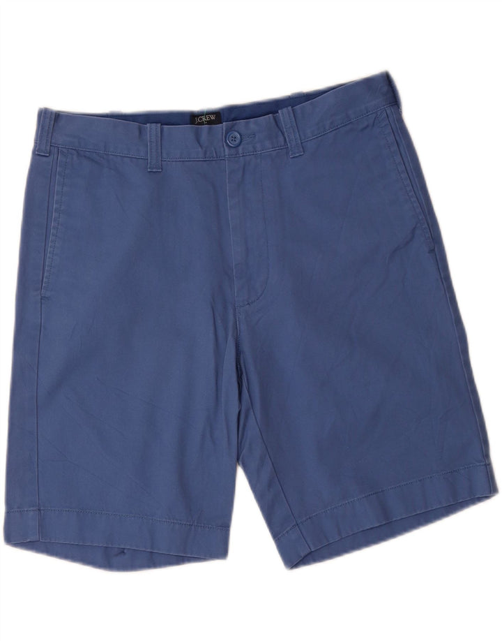 J. CREW Mens Chino Shorts W32 Medium  Blue Cotton Vintage J. Crew and Second-Hand J. Crew from Messina Hembry 