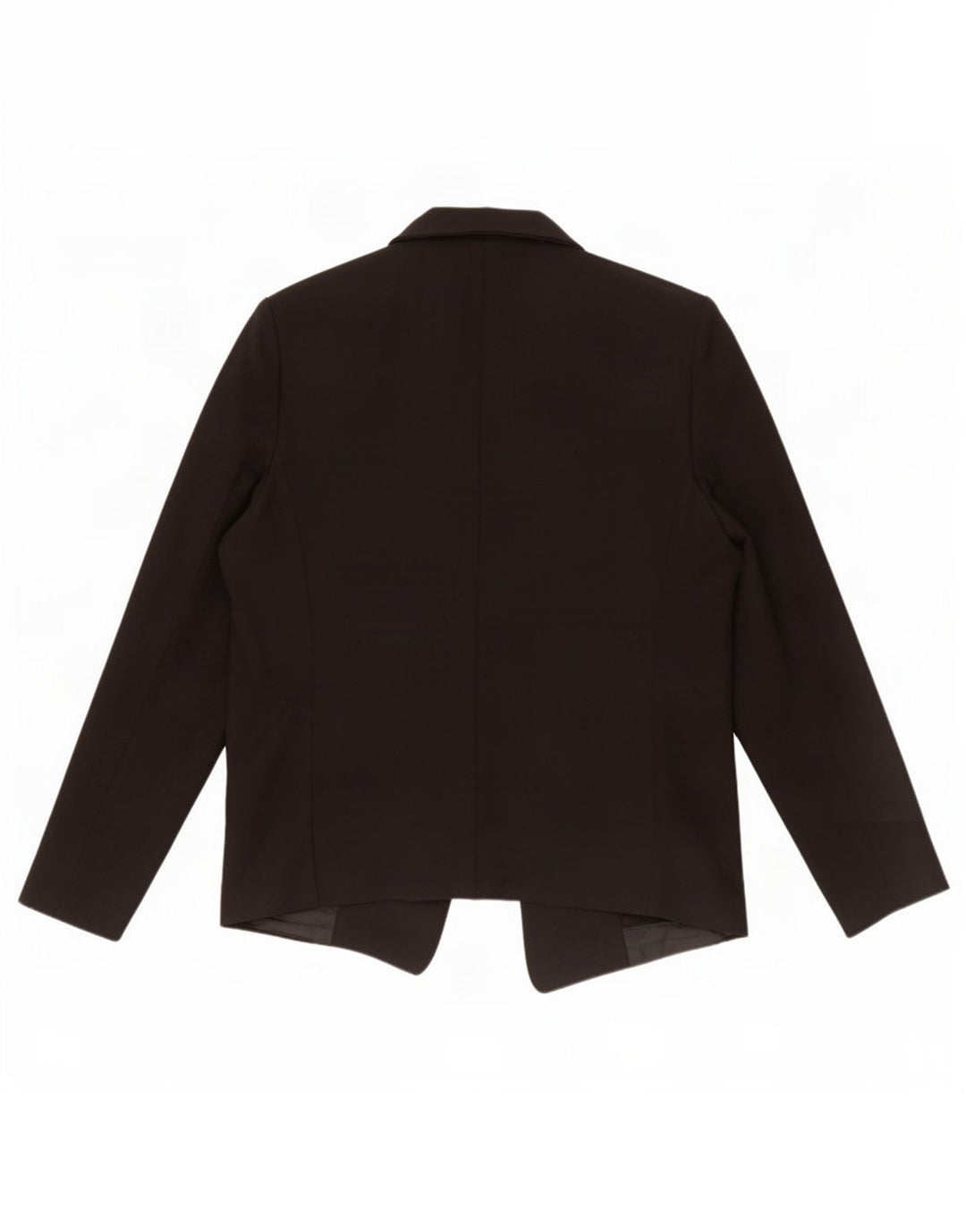 Giacca blazer aperta da donna Topshop UK 14 grande poliestere nero