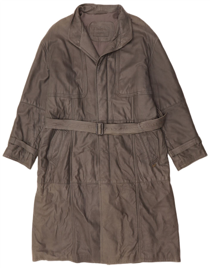 Cappotto in pelle da uomo Asgard UK 42 XL Grigio