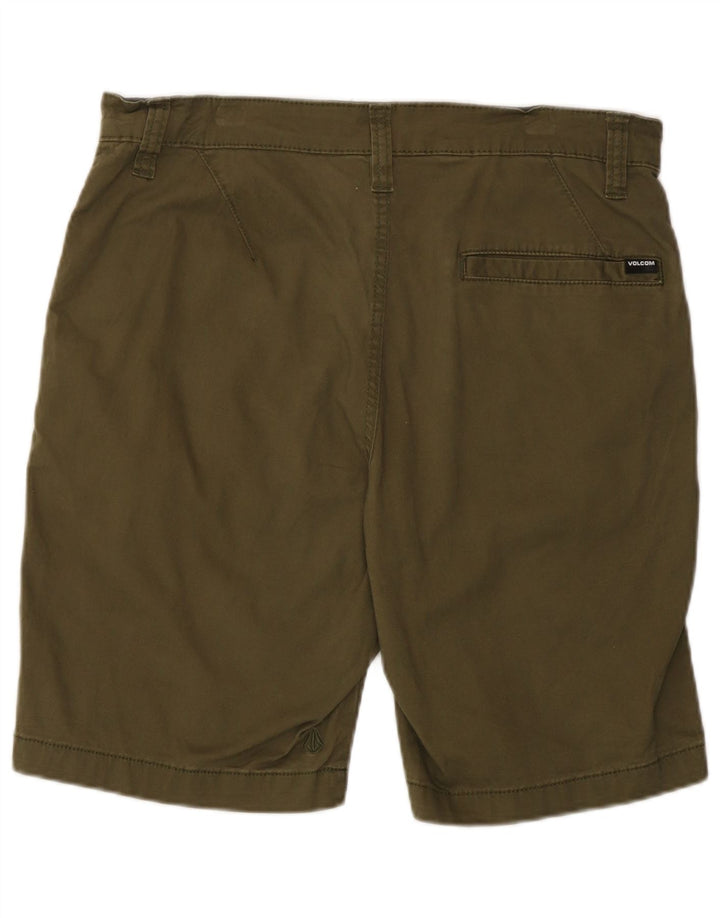 Pantaloncini chino da uomo Volcom W32 cotone kaki medio