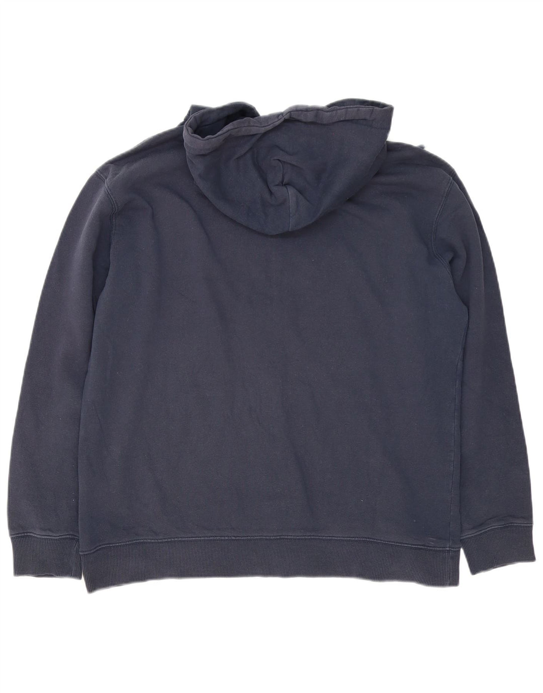Maglione con cappuccio e zip da uomo Lee grande in cotone blu navy