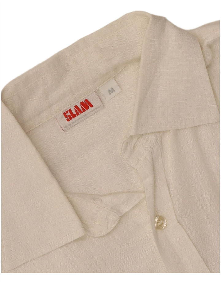Camicia a maniche corte da uomo Slam bianco medio