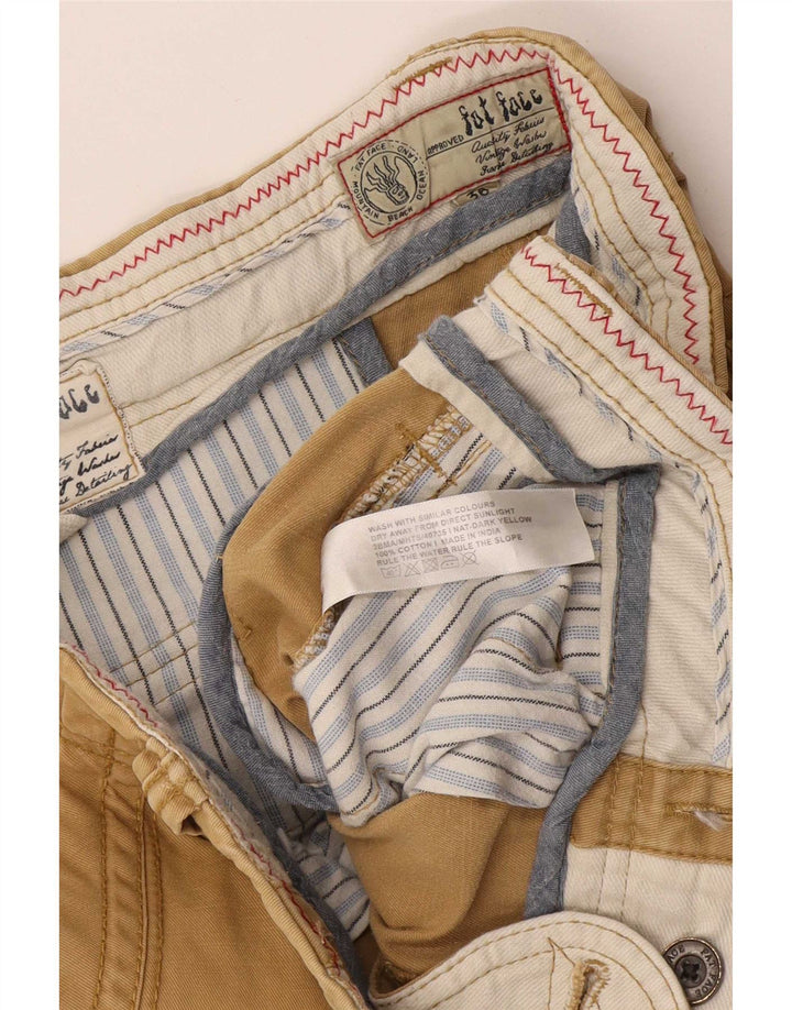Pantaloncini chino da uomo Fat Face W36 grandi in cotone beige