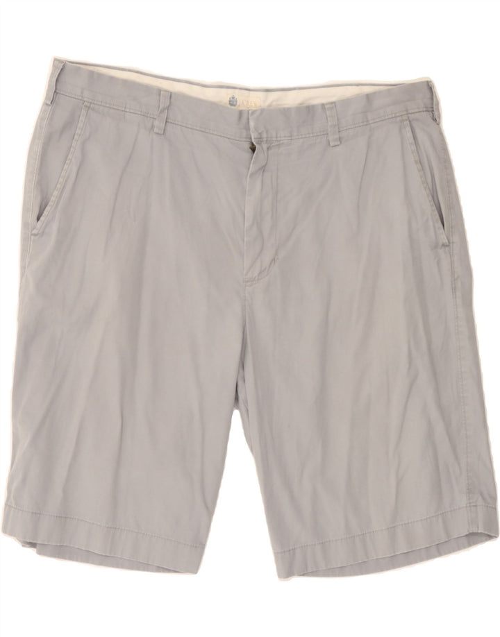 J. CREW Mens Chino Shorts W38 XL Grey Cotton Vintage J. Crew and Second-Hand J. Crew from Messina Hembry 