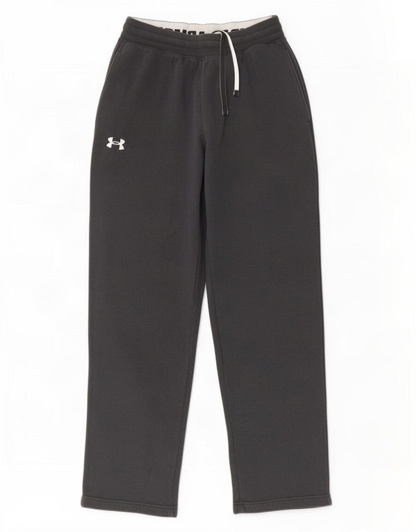 Pantaloni da tuta grafica da uomo Under Armour in cotone nero medio