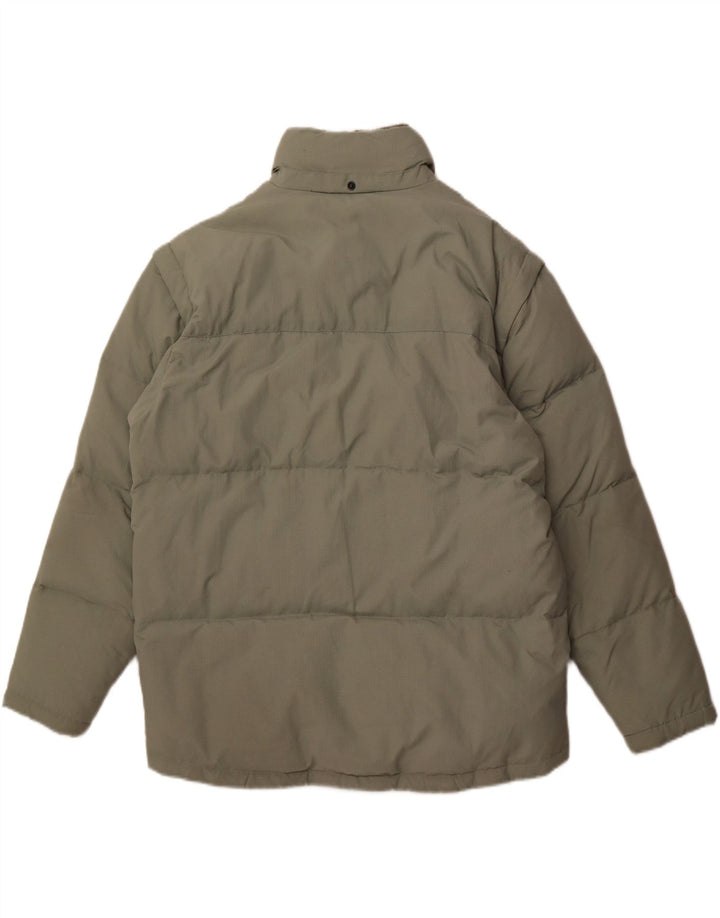 Giacca imbottita da uomo FILA UK 40 Large Verde Poliammide