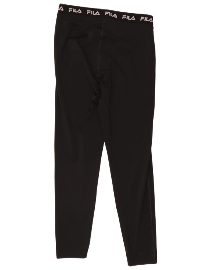 Leggings grafici da donna Fila UK 16 grandi neri