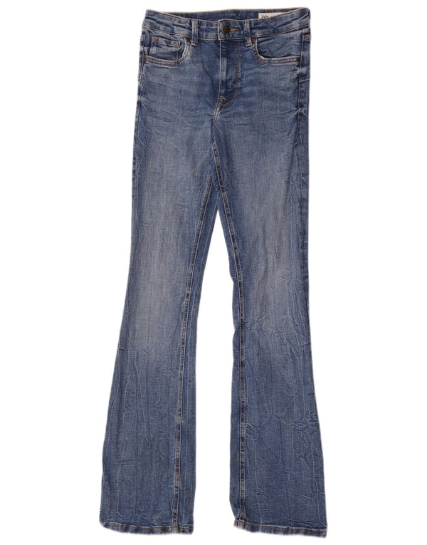 Jeans svasati da donna Zara EU 36 XS W26 L34 Blu