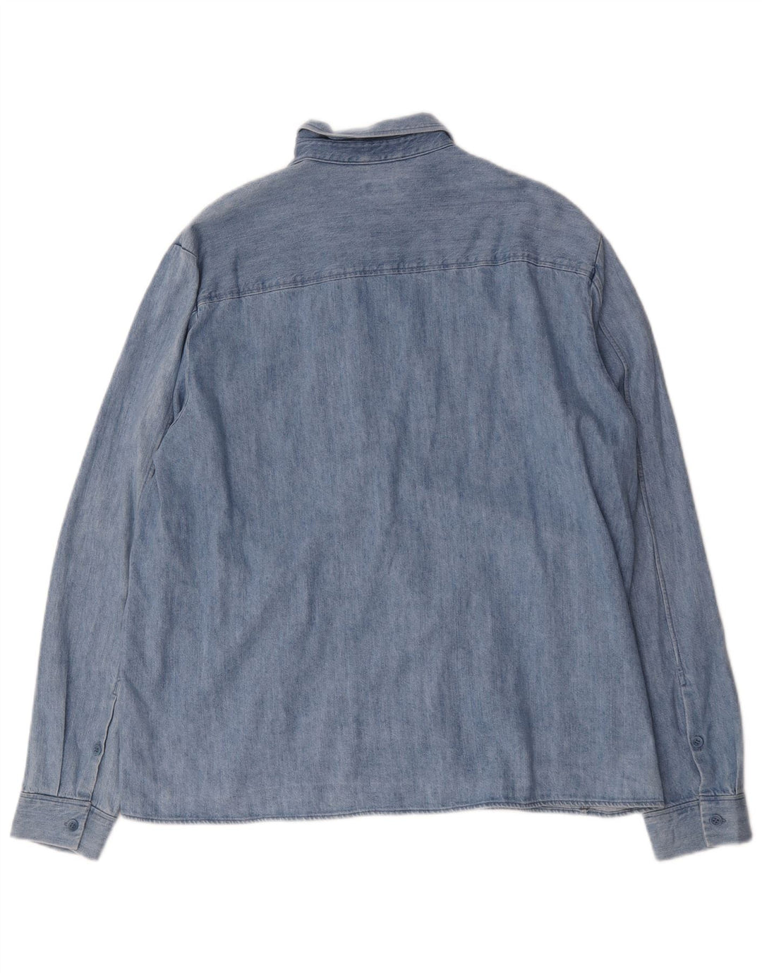 Camicia di jeans da uomo Cos grande in cotone blu