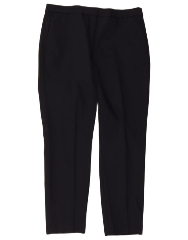 Pantaloni slim da donna Zara XL W32 L28 Blu navy