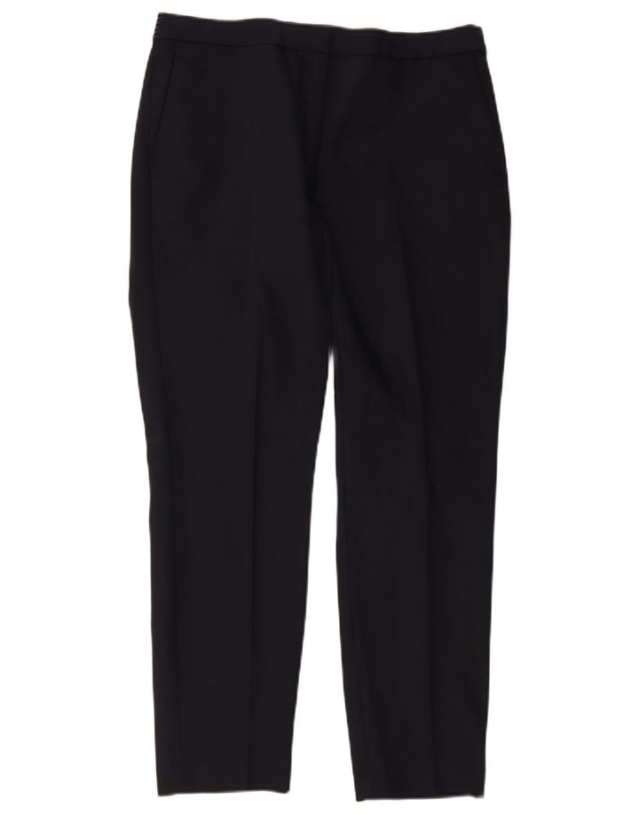 Pantaloni slim da donna Zara XL W32 L28 Blu navy