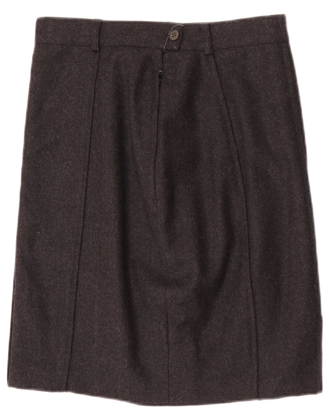 Gonna dritta vintage da donna W26 piccola grigia