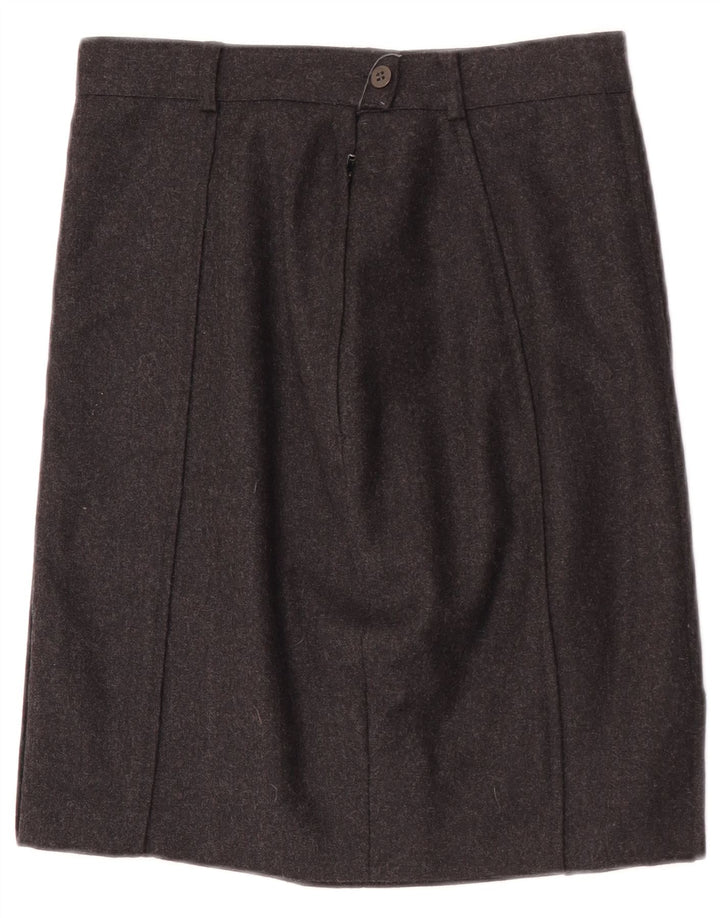 Gonna dritta vintage da donna W26 piccola grigia