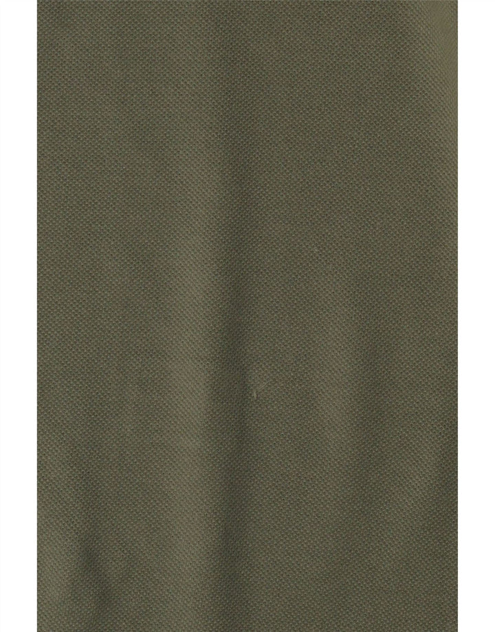 Polo LACOSTE da uomo vestibilità classica taglia 4 cotone kaki medio