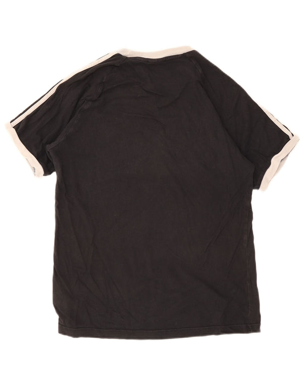 T-shirt Adidas da uomo Top Small in cotone nero