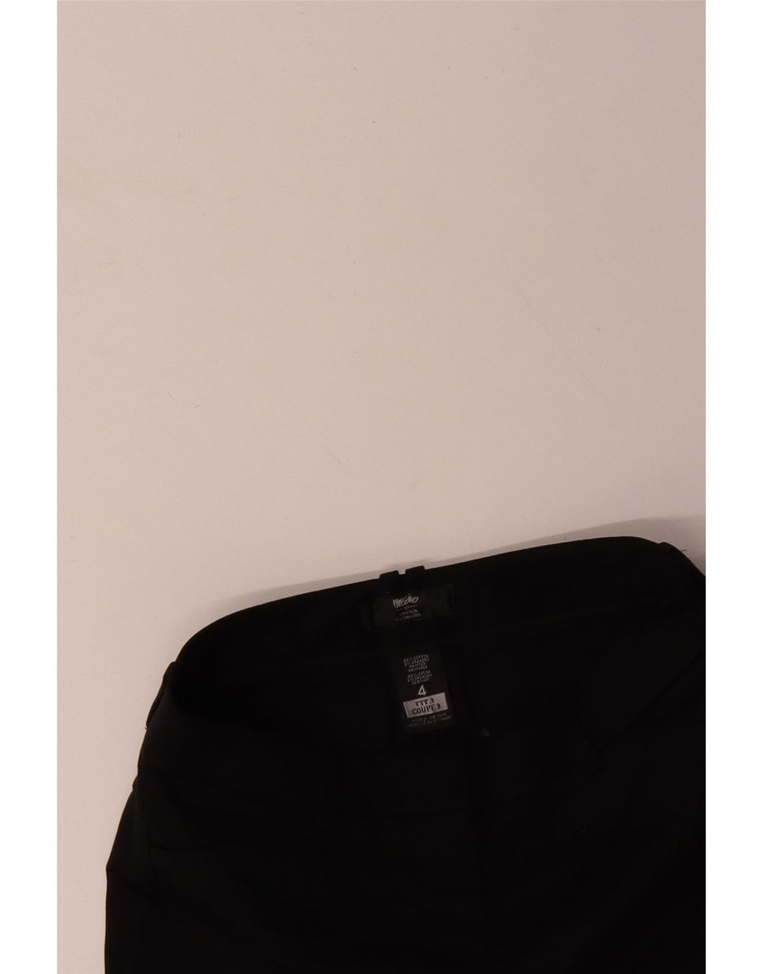 Pantaloncini casual da donna MOSSIMO US 4 Small W30 cotone nero