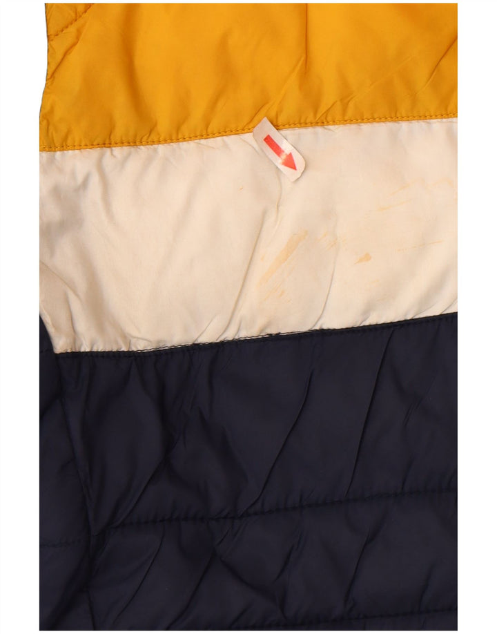 Giacca imbottita con cappuccio da uomo Jack & Jones UK 38 blocco colore blu navy medio