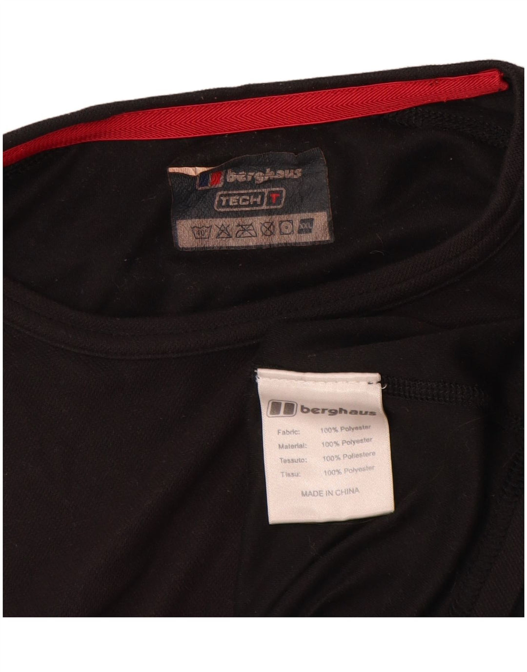 T-shirt da uomo Berghaus Top 2XL poliestere nero