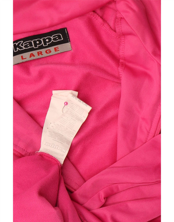 Giacca da tuta da donna Kappa UK 16 Large Rosa Poliestere