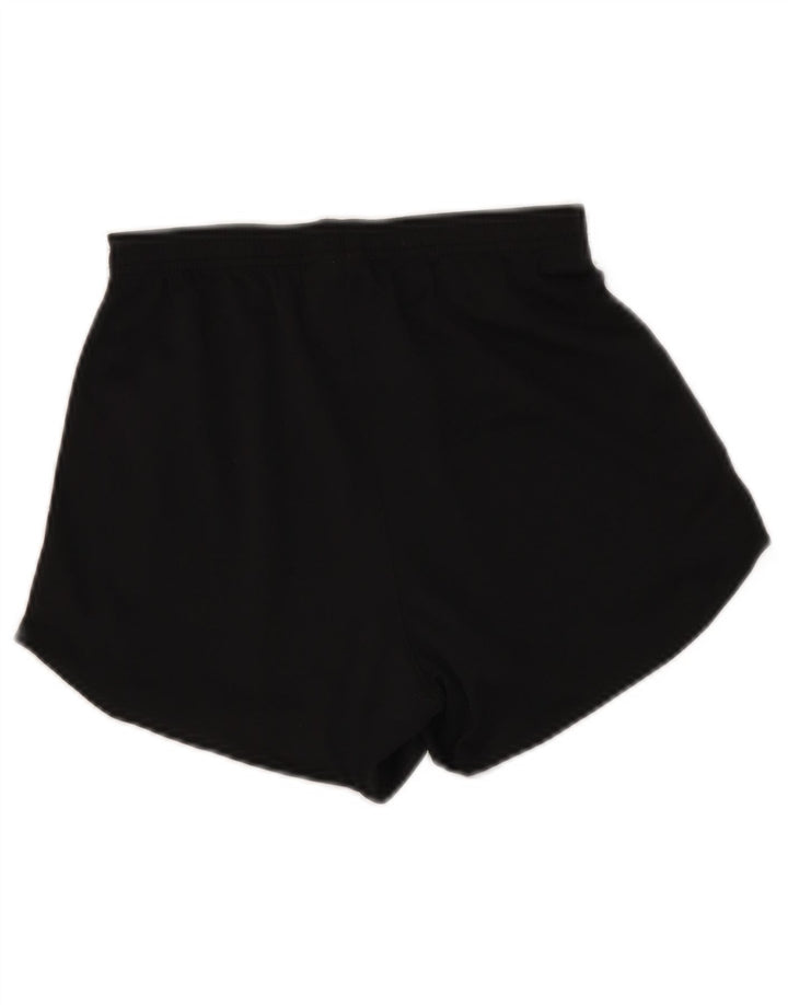 Pantaloncini sportivi Nike da donna UK 10 Small Nero Colourblock Poliestere