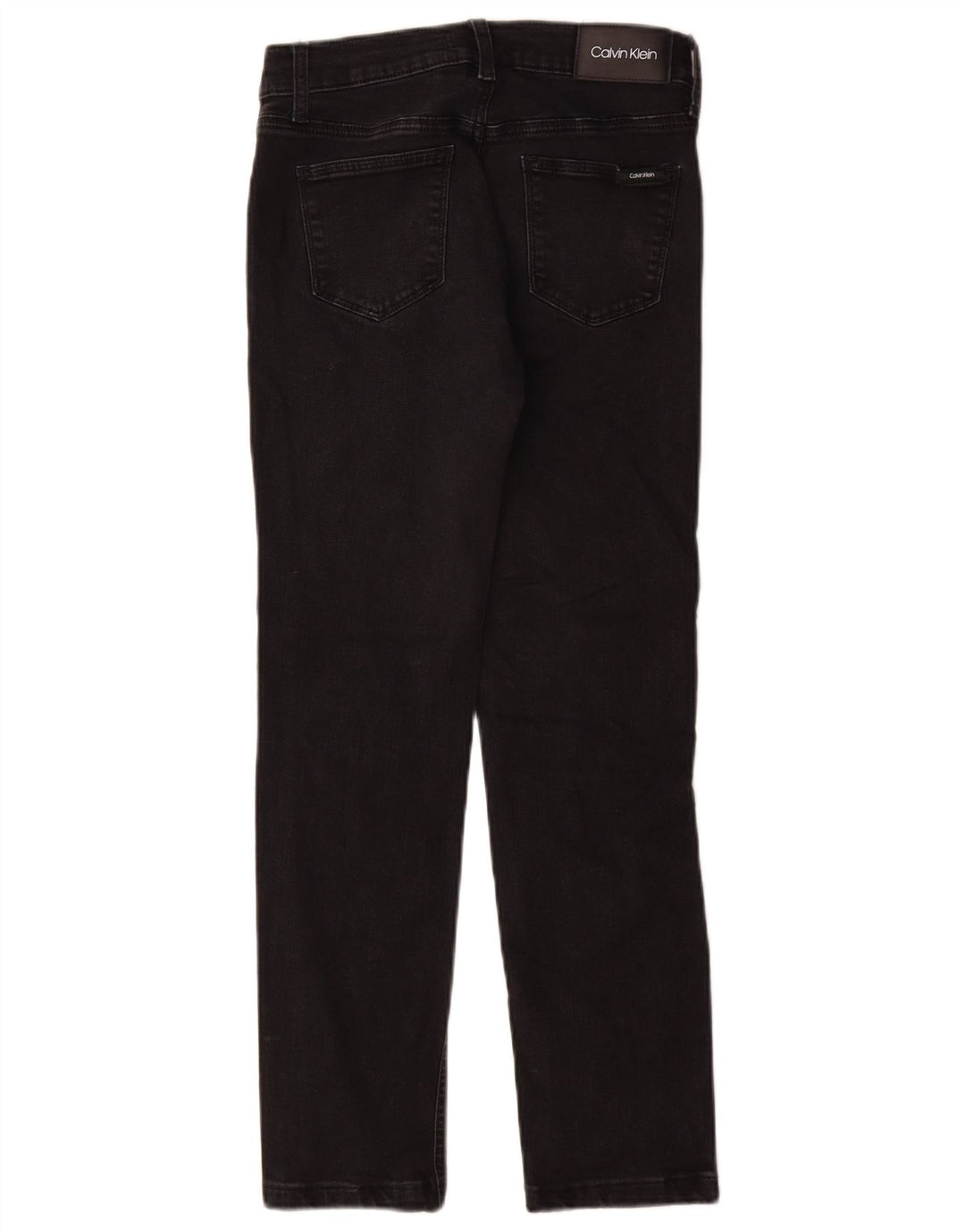 Jeans slim da donna Calvin Klein W27 L28 cotone nero