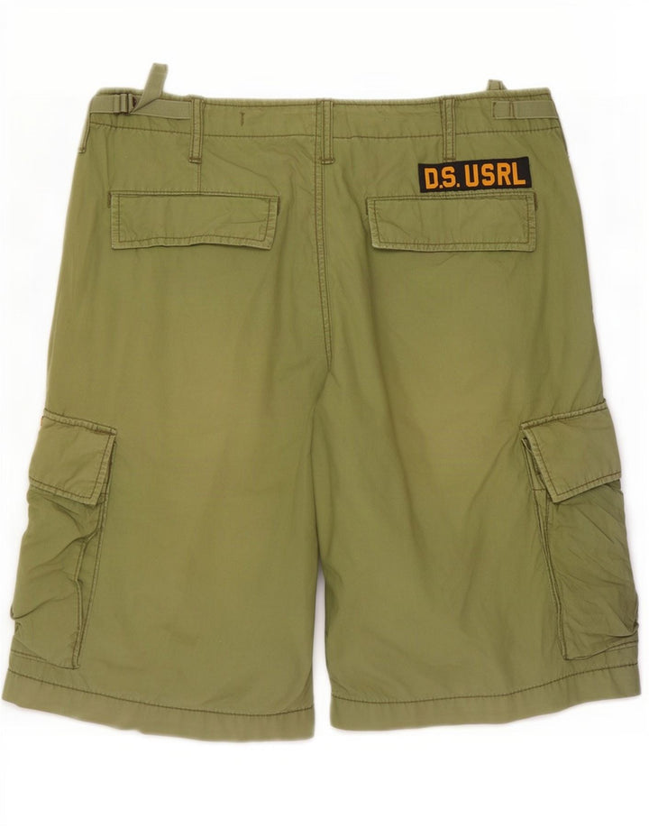 Pantaloncini cargo da uomo Ralph Lauren W31 cotone kaki medio