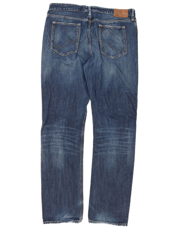 Jeans dritti da uomo Fat Face W36 L34 cotone blu