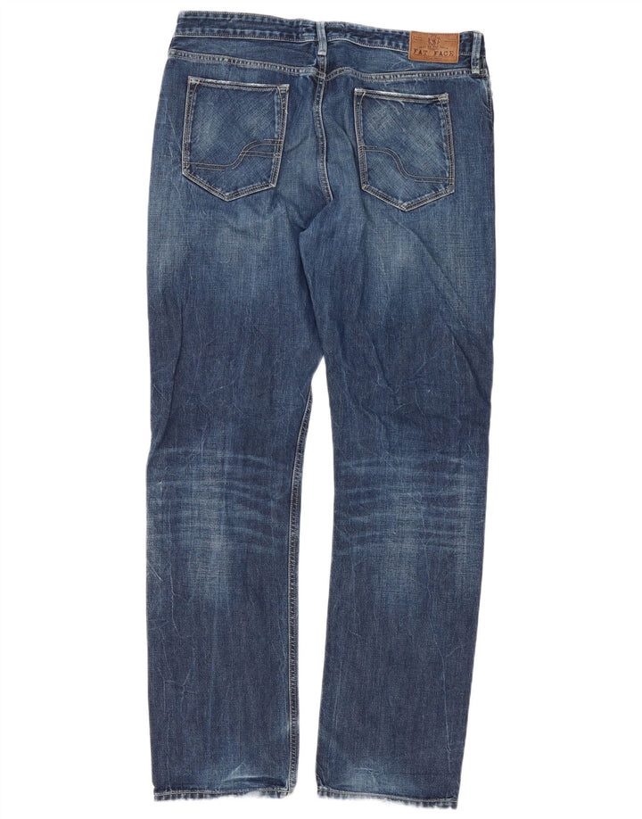 Jeans dritti da uomo Fat Face W36 L34 cotone blu