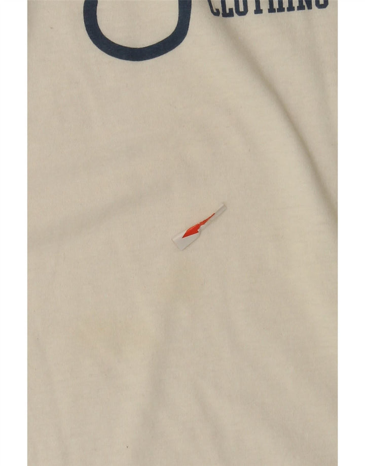 T-shirt grafica da uomo Jack & Jones Top XL poliestere bianco