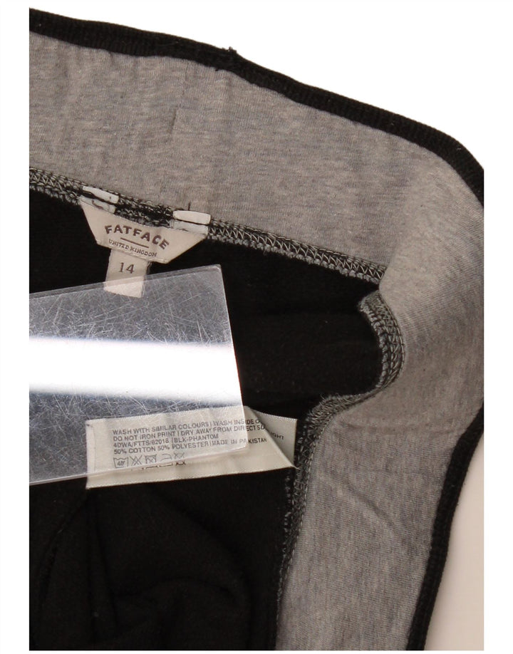 Pantaloni da tuta da donna FAT FACE UK 14 Large in cotone nero