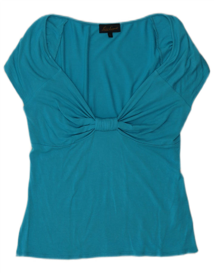Camicetta da donna Luisa Spagnoli Top UK 14 Large Blu Modal