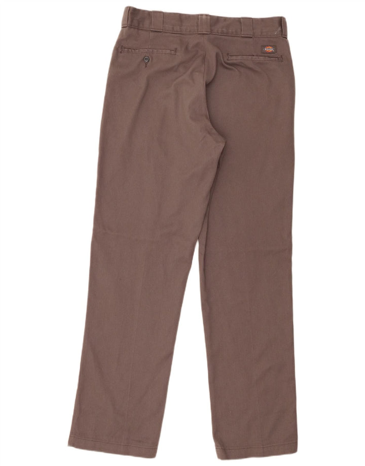 Pantaloni chino dritti da uomo Dickies W34 L34 poliestere grigio