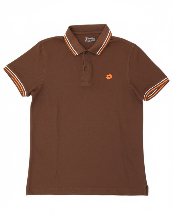 Polo da uomo Lotto Marrone medio