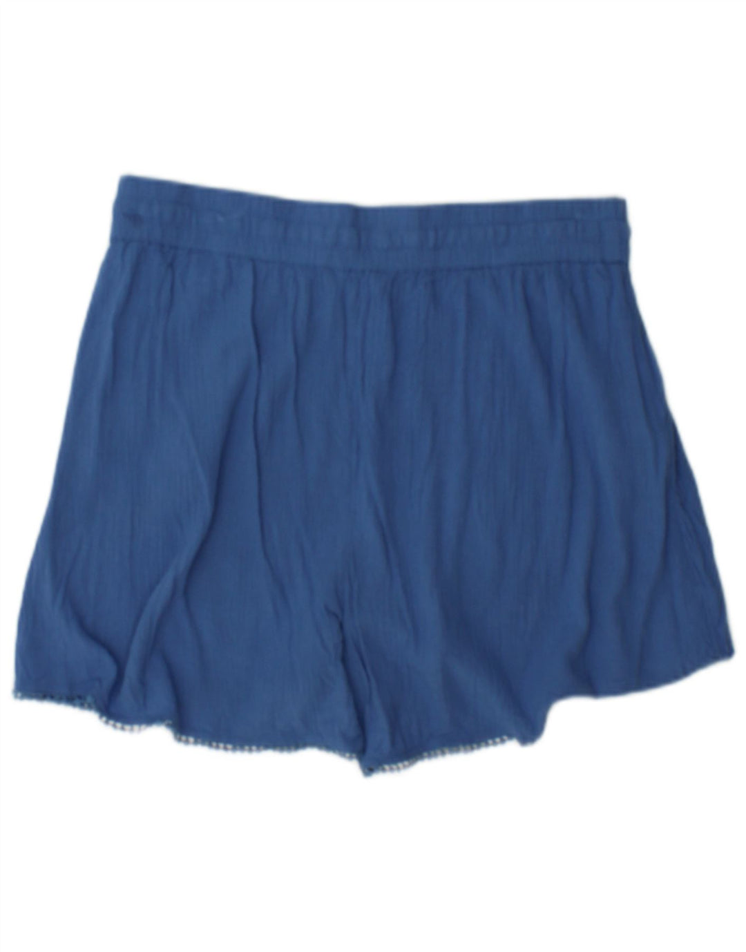 Pantaloncini sportivi da donna Marks & Spencer UK 12 Viscosa blu medio