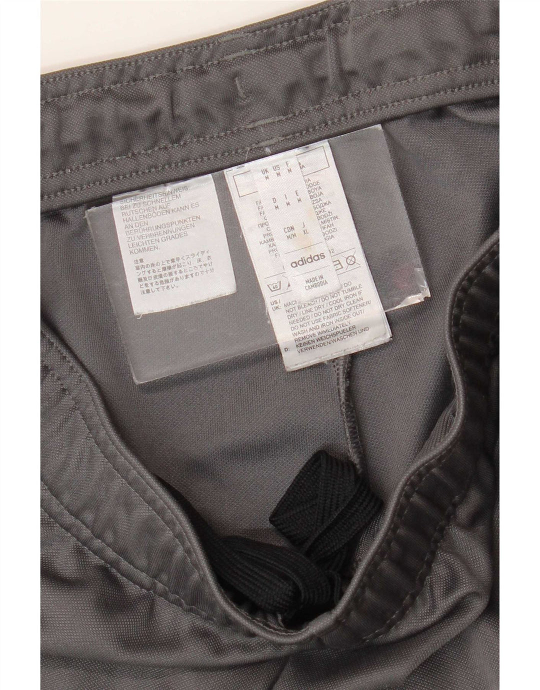 Pantaloni da tuta Adidas Aeroready da uomo in poliestere grigio medio
