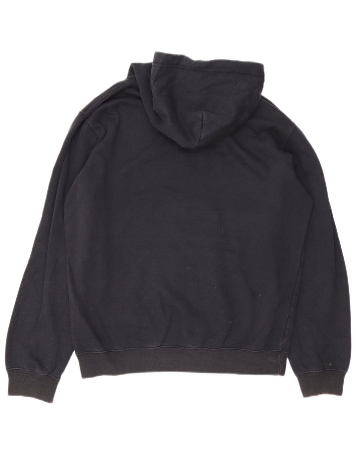 Maglione con cappuccio da uomo Champion grande in cotone nero